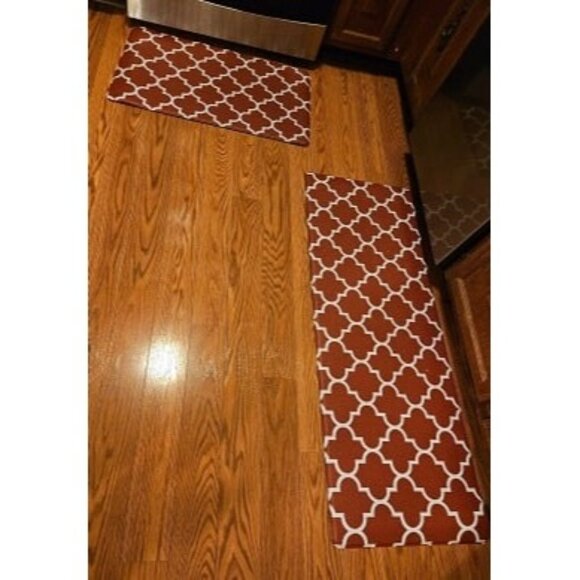 New Kitchen Mat [2 PCS] Cushioned Anti-Fatigue Kitchen Rug, Waterproof Non-Slip - Picture 1 of 3
